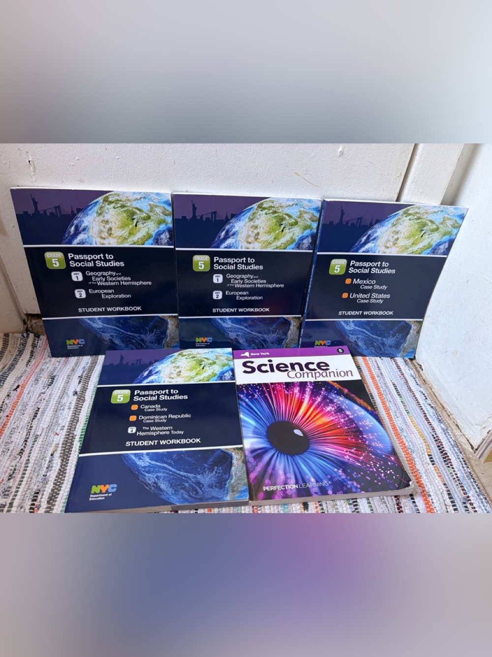 NYC Passport to Social Studies Set with Science Companion - Blue, Purple, Black